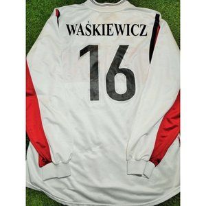 Waskiewicz Poland Nike 1998 MATCH WORN FRIENDLY Soccer Jersey XL